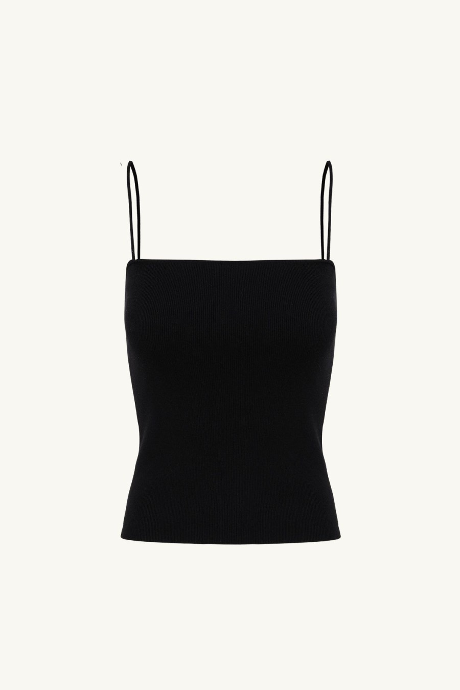 Women Something to Hold | Ballet Knit Tank Black