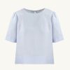 Women Something to Hold | Light Blouse Light Blue