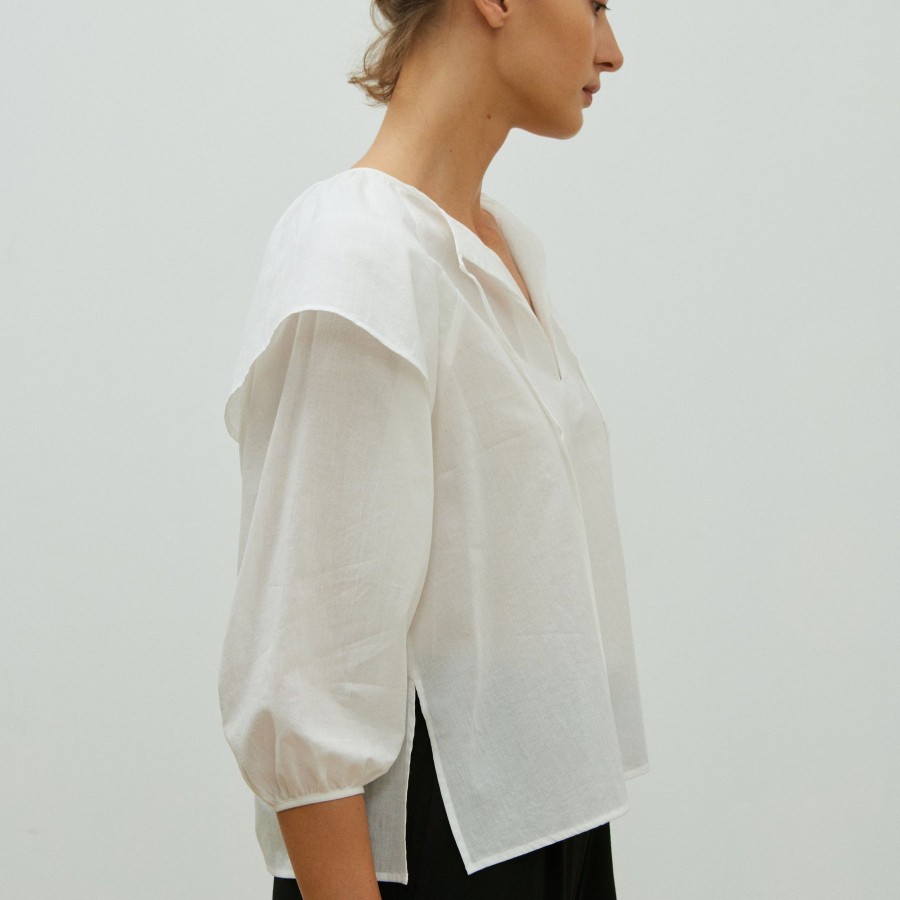 Women Something to Hold | Rowe Blouse White