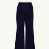 Women Something to Hold | Tab Trousers Navy