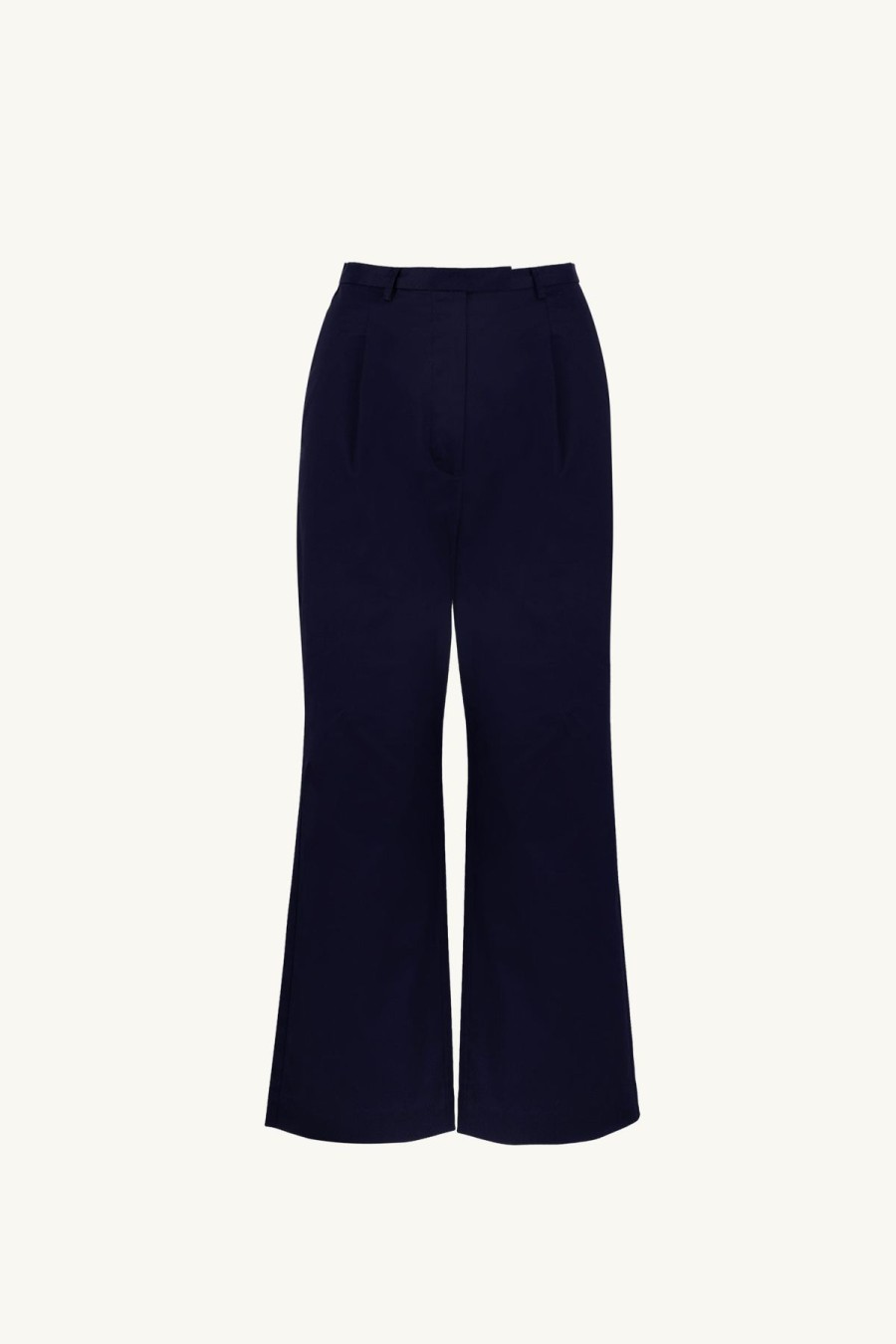 Women Something to Hold | Tab Trousers Navy