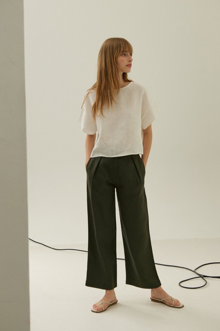 Women Something to Hold | City Trousers Kombu