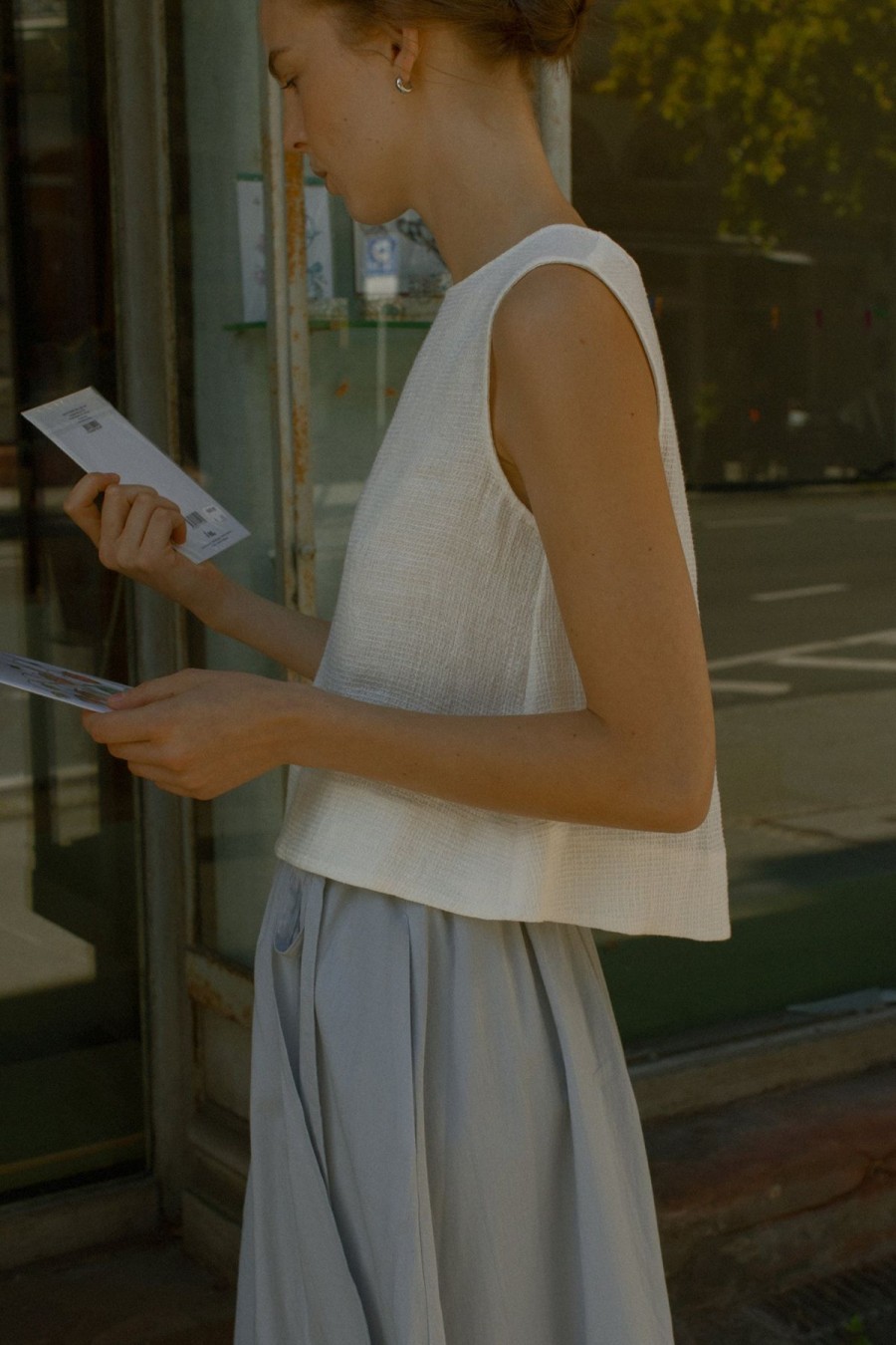 Women Something to Hold | Day Blouse White