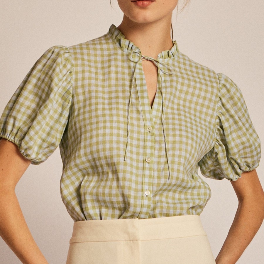 Women Something to Hold | Piper Blouse Rhodes Green