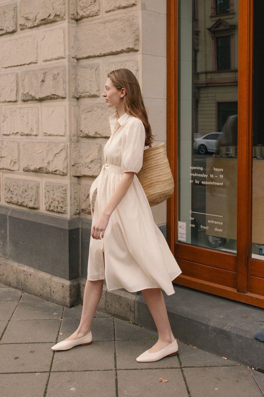 Women Something to Hold | Souffle Dress Creme