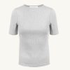 Women Something to Hold | Knit Tee Grey Marle