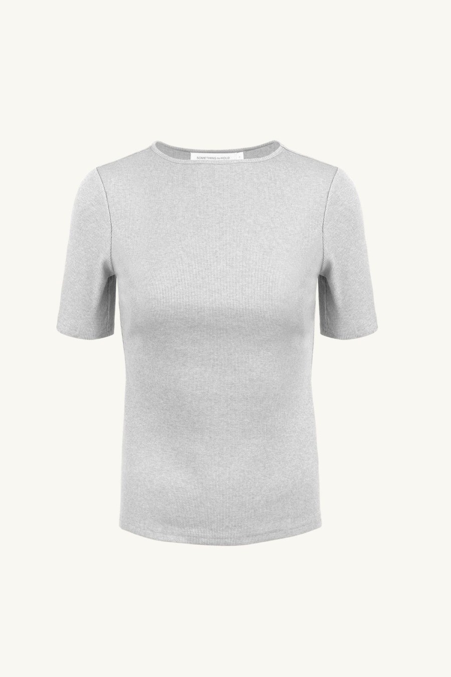 Women Something to Hold | Knit Tee Grey Marle