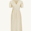 Women Something to Hold | Tulip Wrap Dress Light Yellow