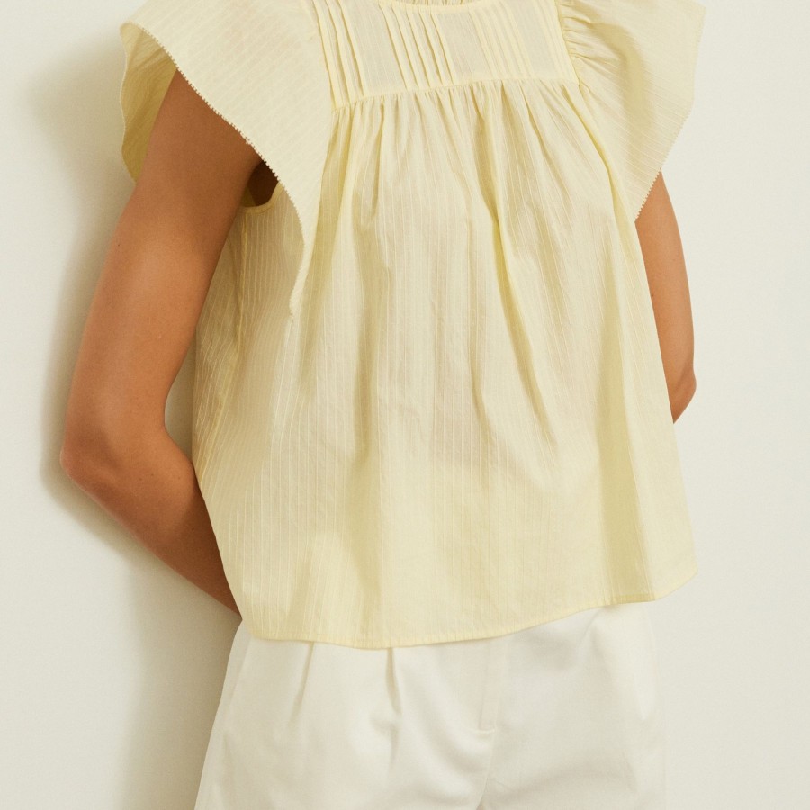 Women Something to Hold | Tilly Blouse Lemon Cream