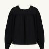 Women Something to Hold | Lucette Blouse Black