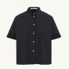 Women Something to Hold | Boxy Shirt Black