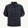 Women Something to Hold | Souffle Blouse Navy