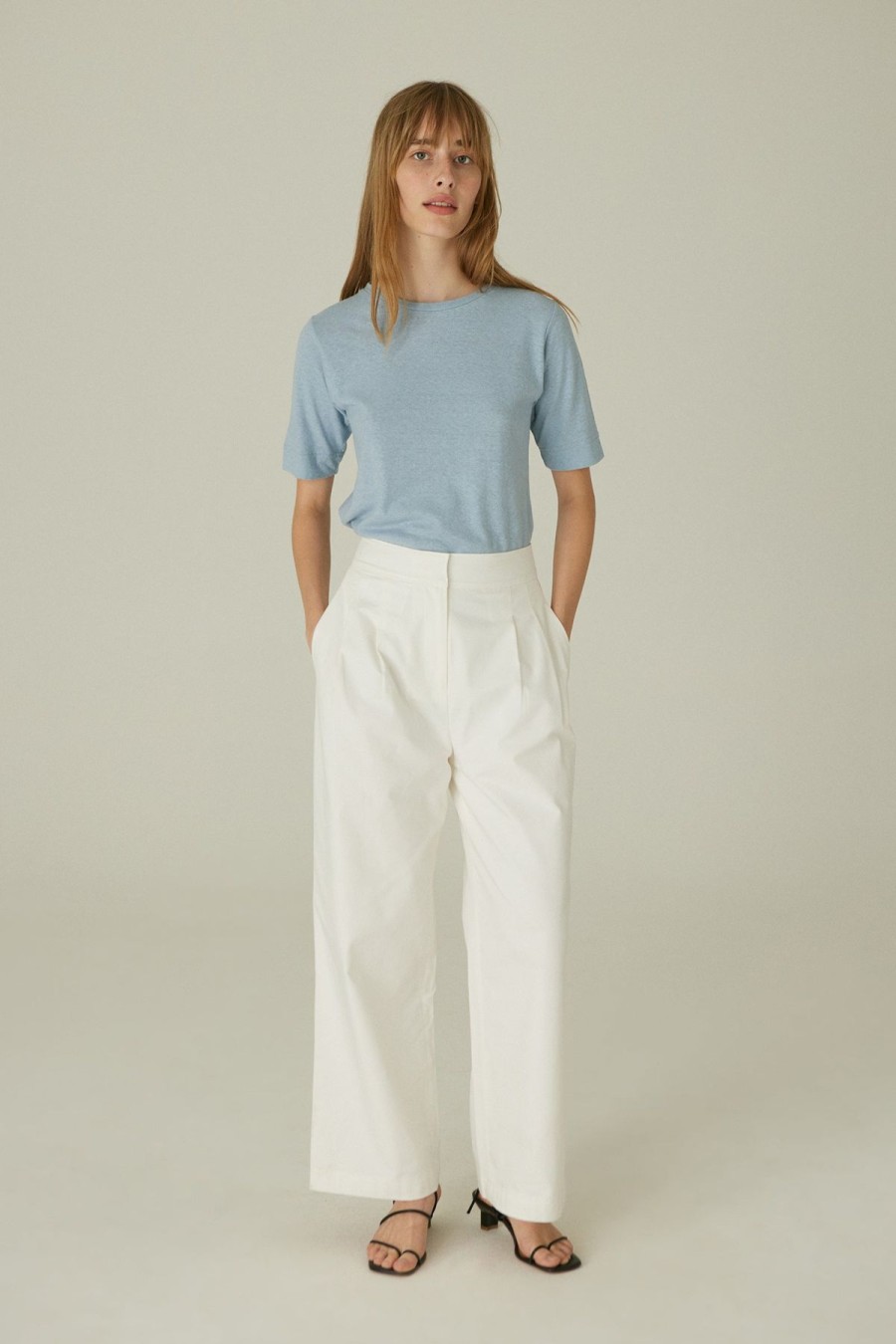 Women Something to Hold | Gallery Trousers White