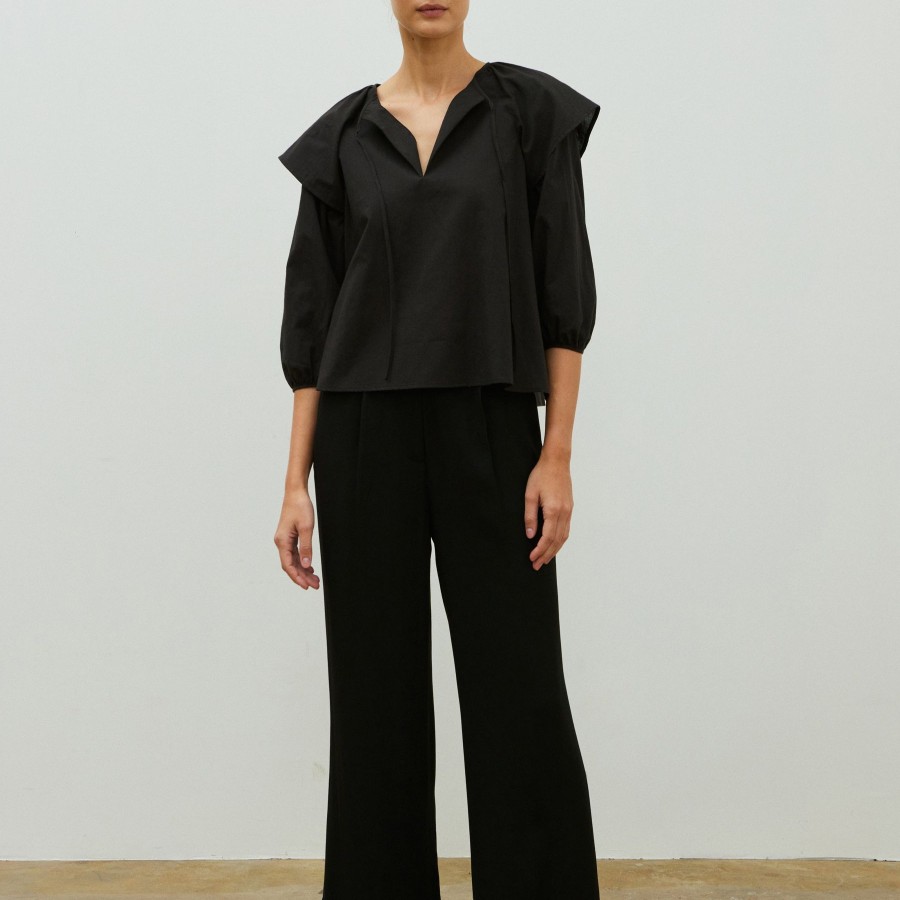 Women Something to Hold | Rowe Blouse Black