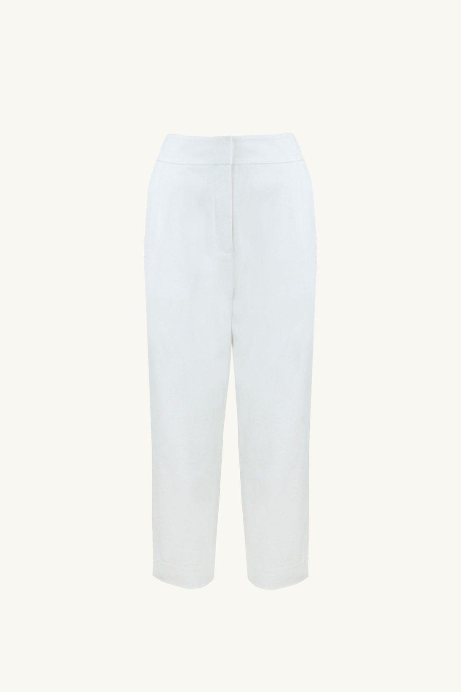 Women Something to Hold | Library Trousers White