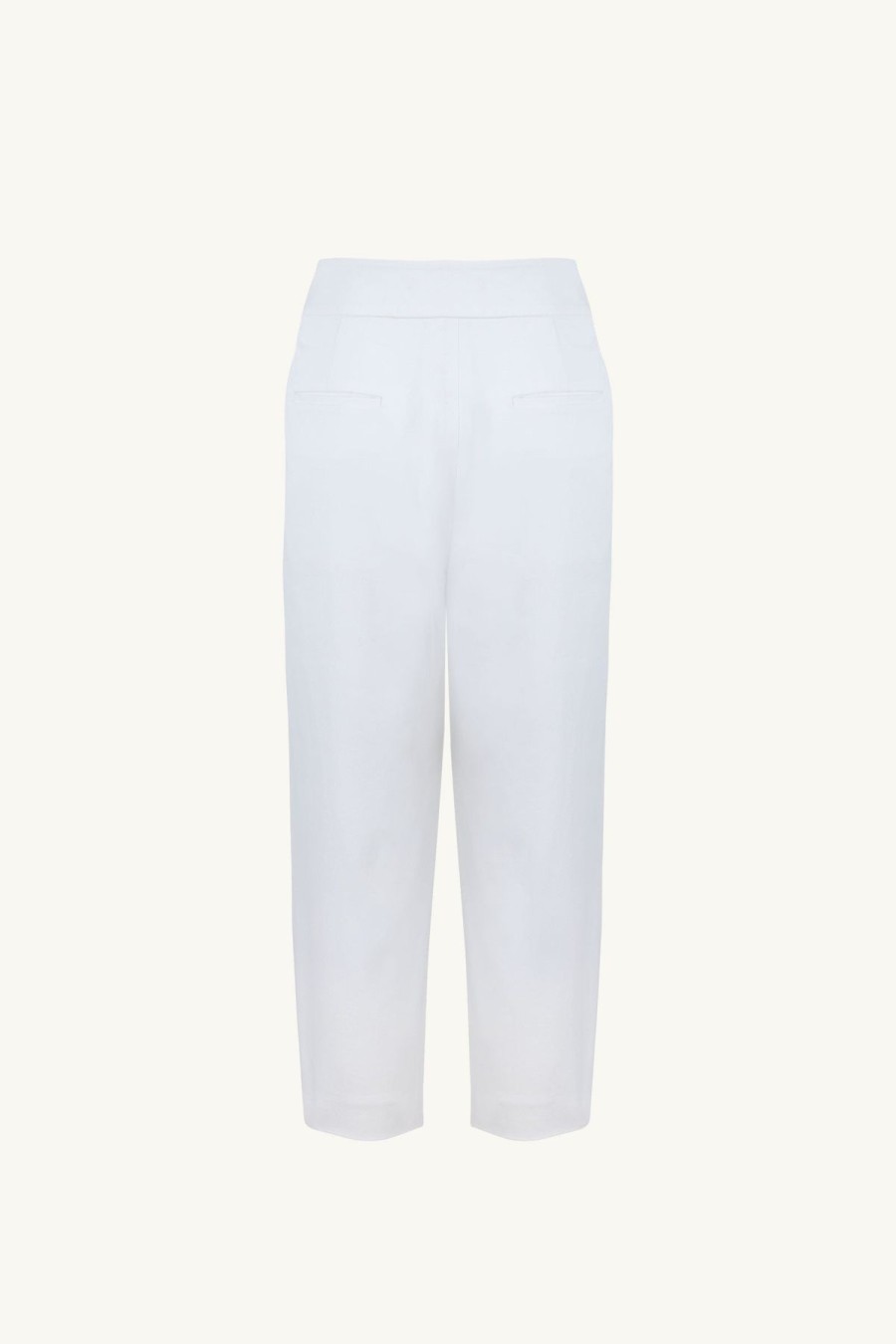 Women Something to Hold | Library Trousers White