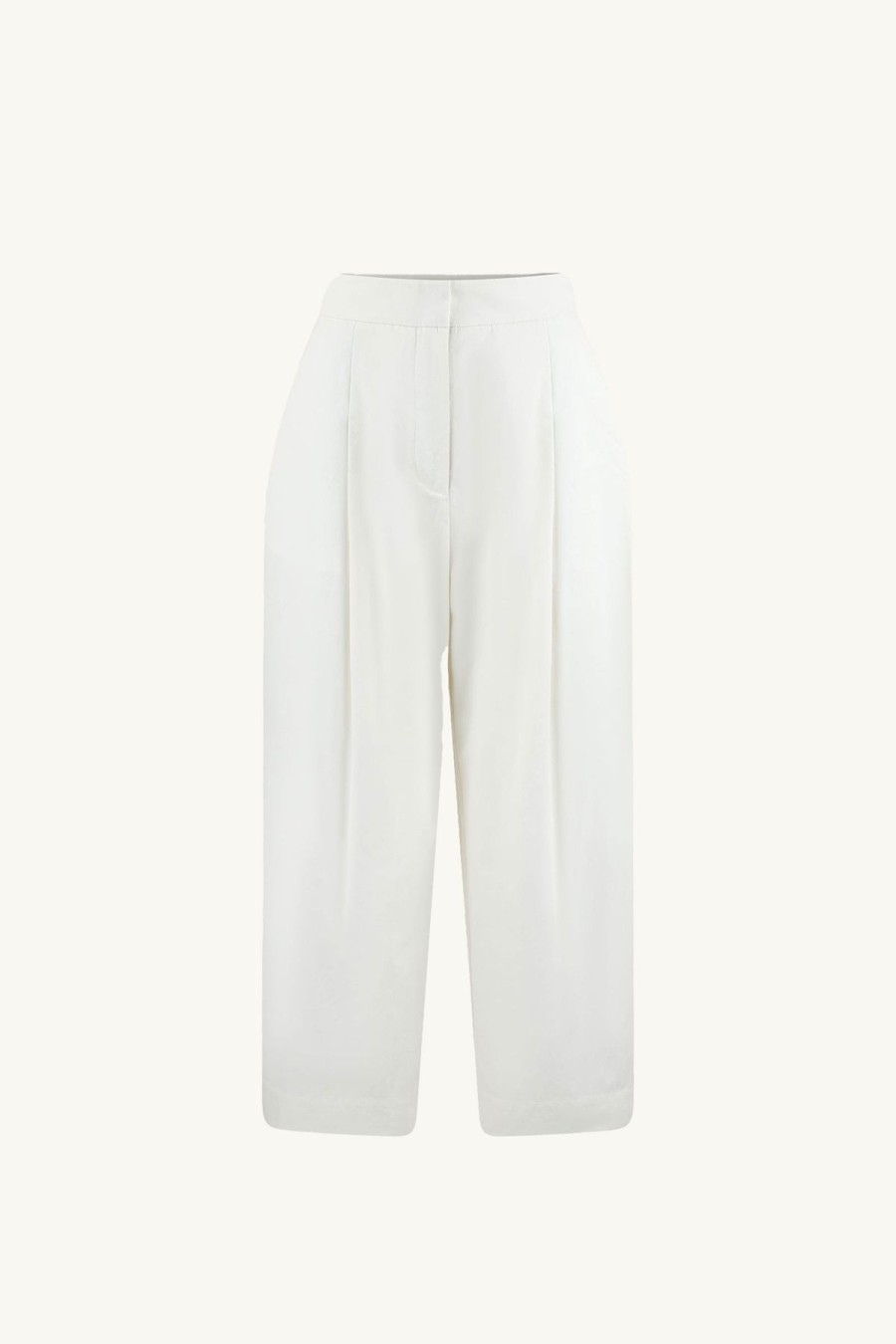 Women Something to Hold | Day Trousers Milk White