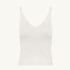 Women Something to Hold | Knit Tank White