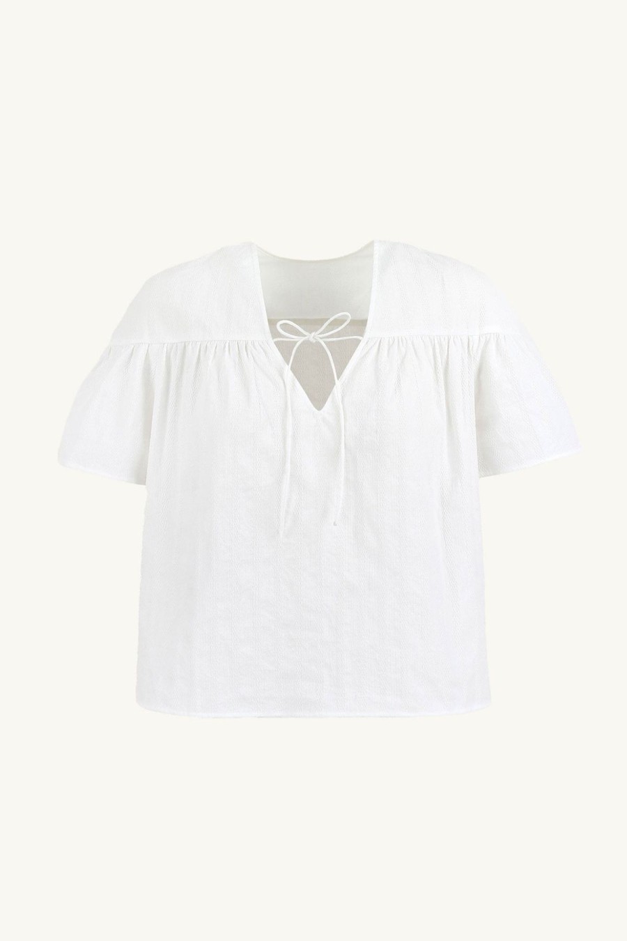 Women Something to Hold | Lucille Blouse White