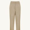 Women Something to Hold | Library Trousers Khaki Brown