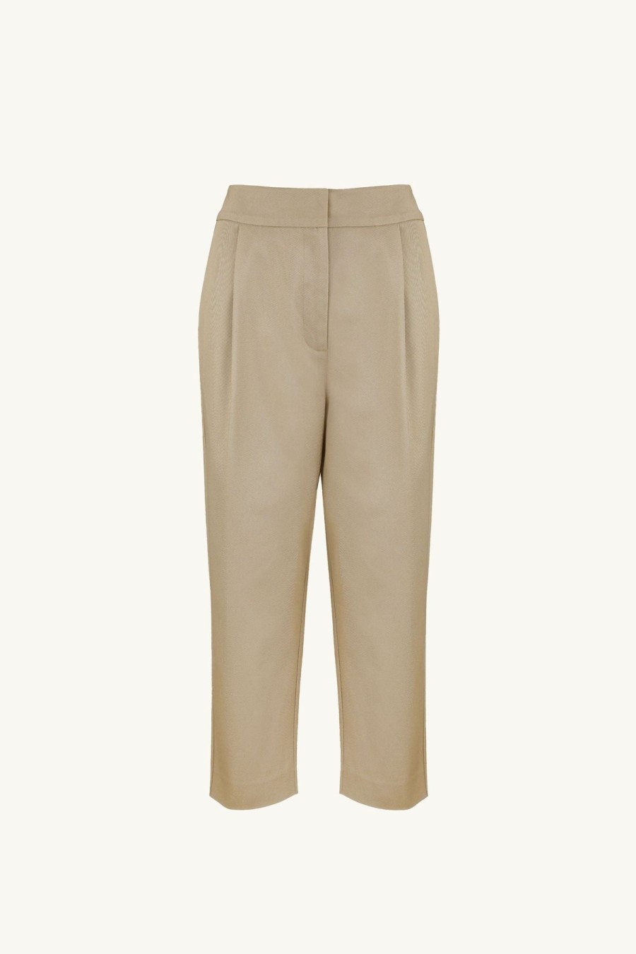 Women Something to Hold | Library Trousers Khaki Brown