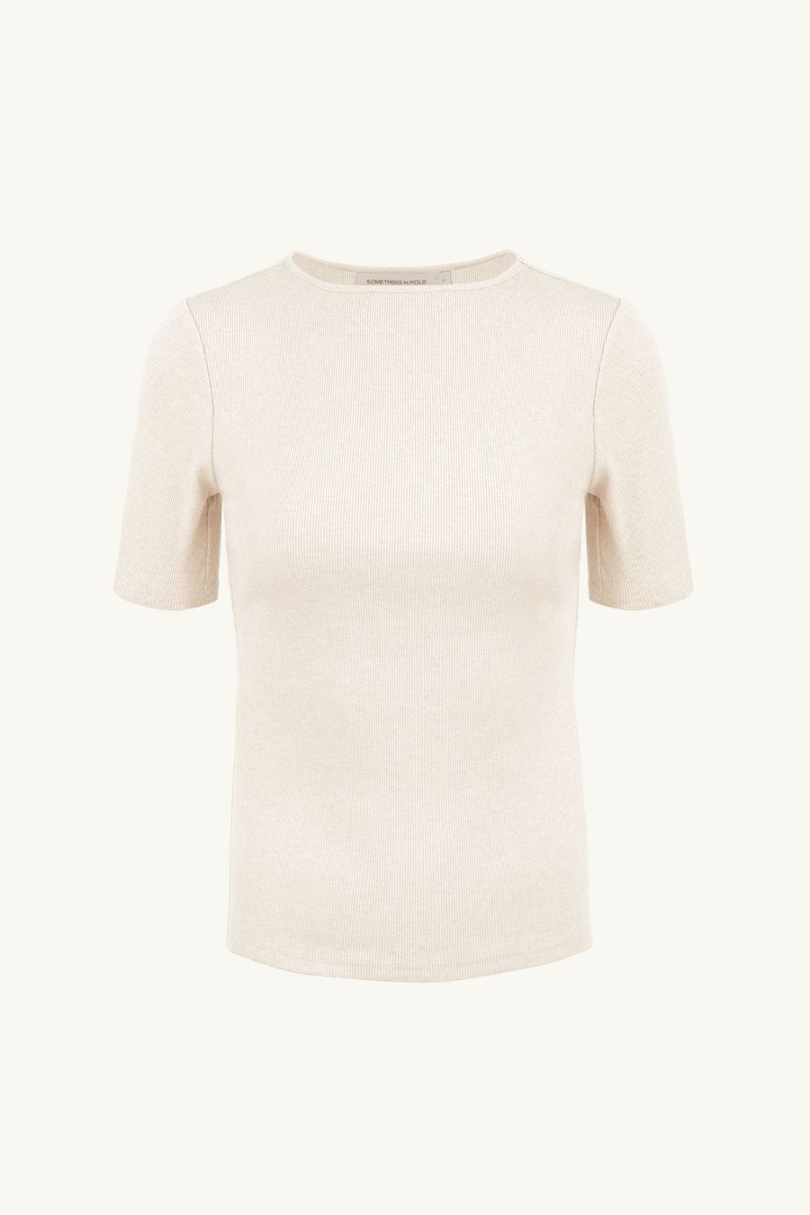 Women Something to Hold | Knit Tee Natural