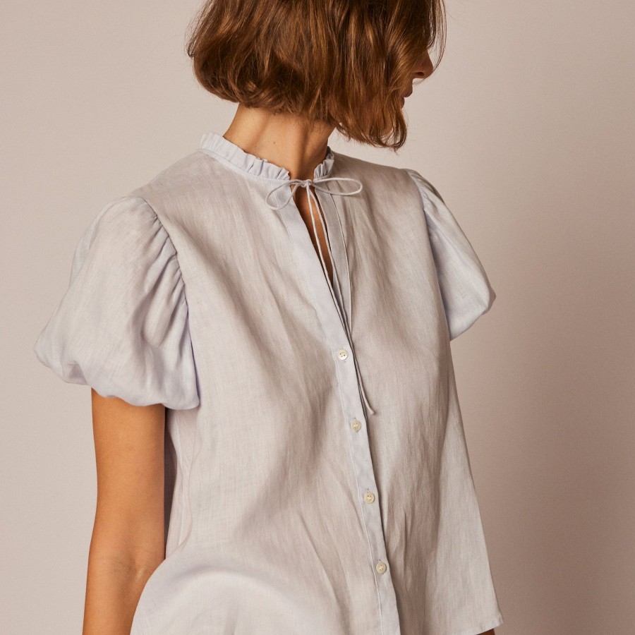 Women Something to Hold | Piper Blouse Light Blue