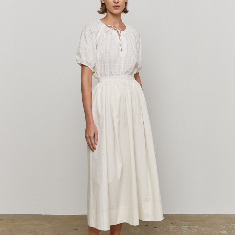 Women Something to Hold | Gallery Skirt Milk White