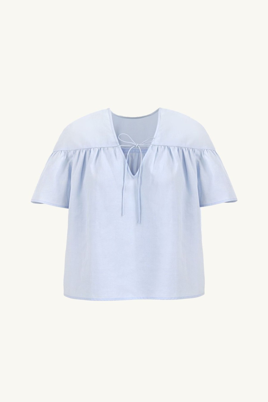 Women Something to Hold | Lucille Blouse Light Blue