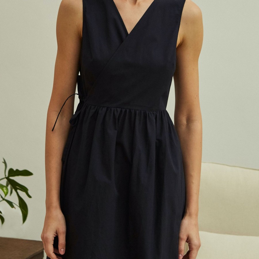 Women Something to Hold | Wrap Dress Navy