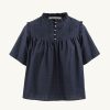 Women Something to Hold | Ingrid Blouse Shoji Navy