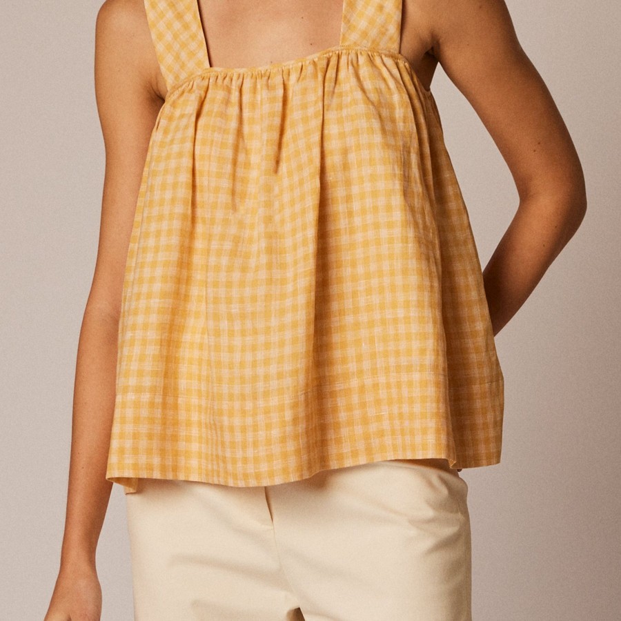 Women Something to Hold | Tent Blouse Rhodes Yellow