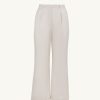 Women Something to Hold | Tab Trousers Almond