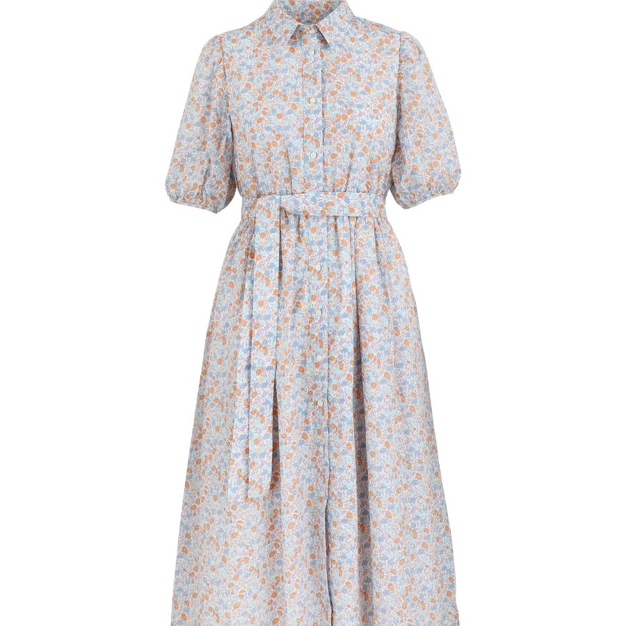 Women Something to Hold | Souffle Dress Baby Blue Eyes Floral