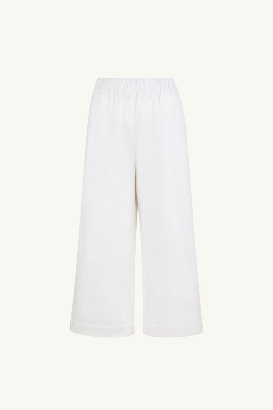 Women Something to Hold | Straight Leg Slacks White