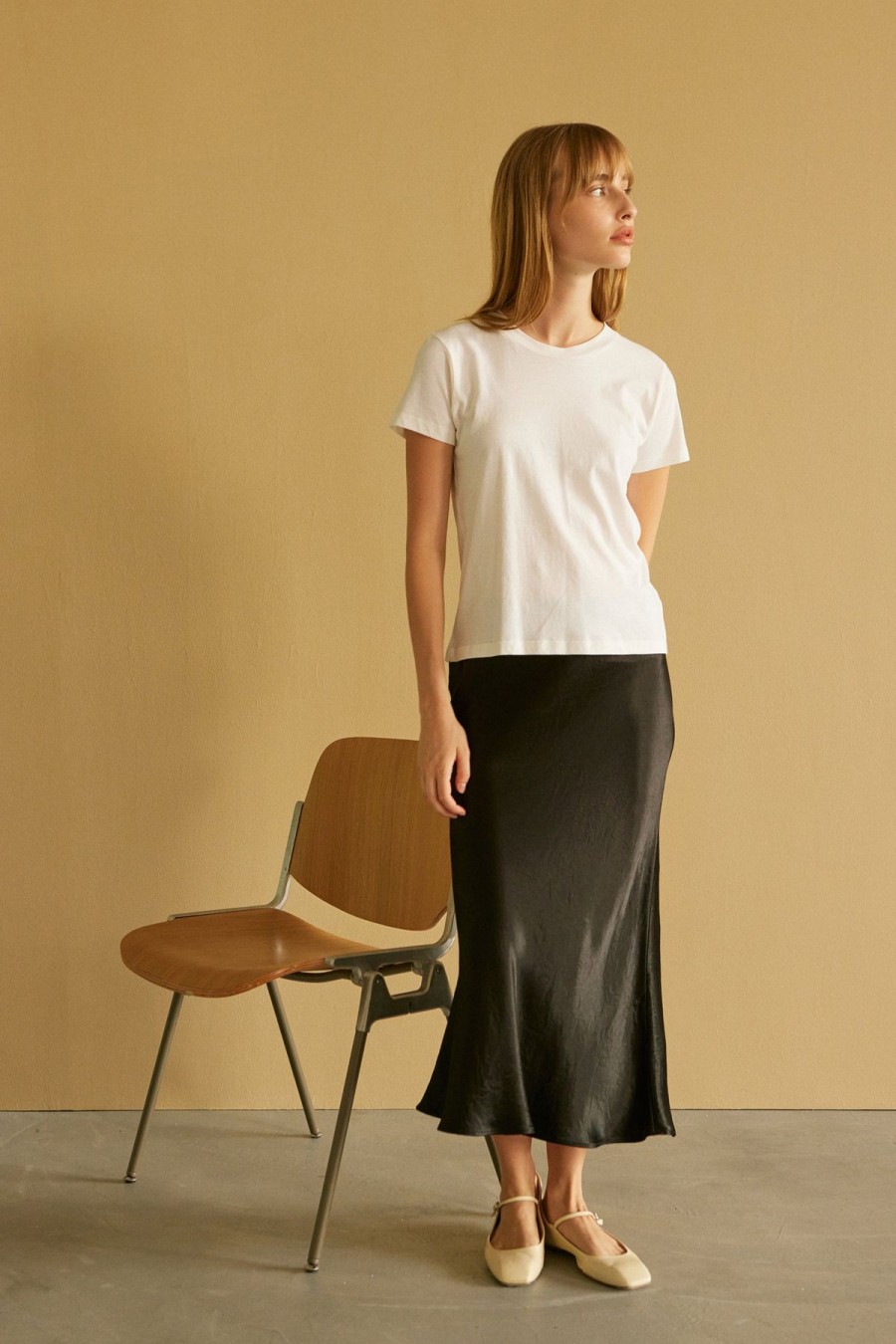 Women Something to Hold | Slip Skirt Black