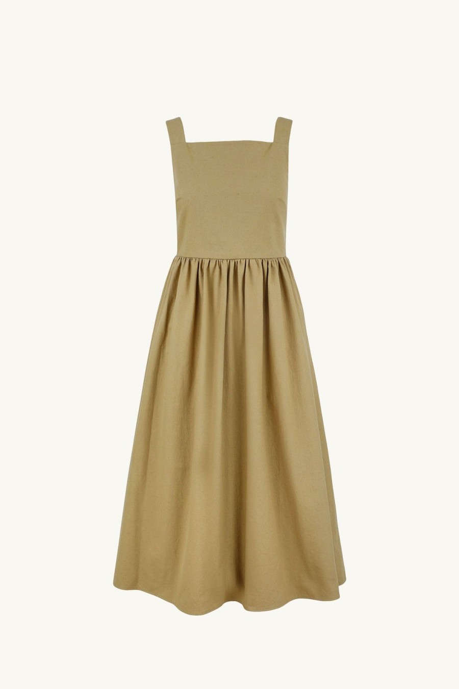 Women Something to Hold | Vista Dress Khaki Brown