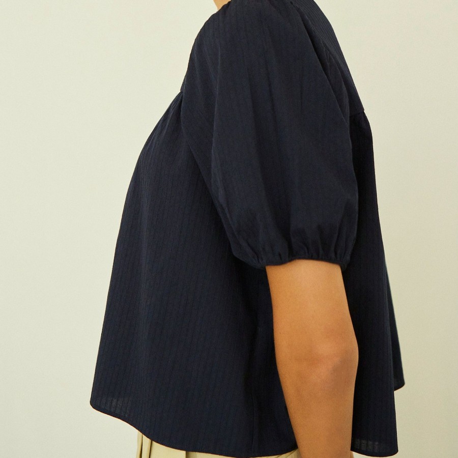 Women Something to Hold | Cloud Blouse Navy