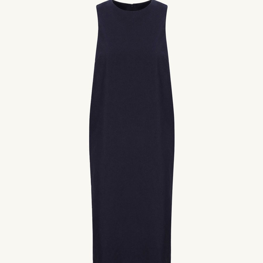 Women Something to Hold | Column Dress Navy