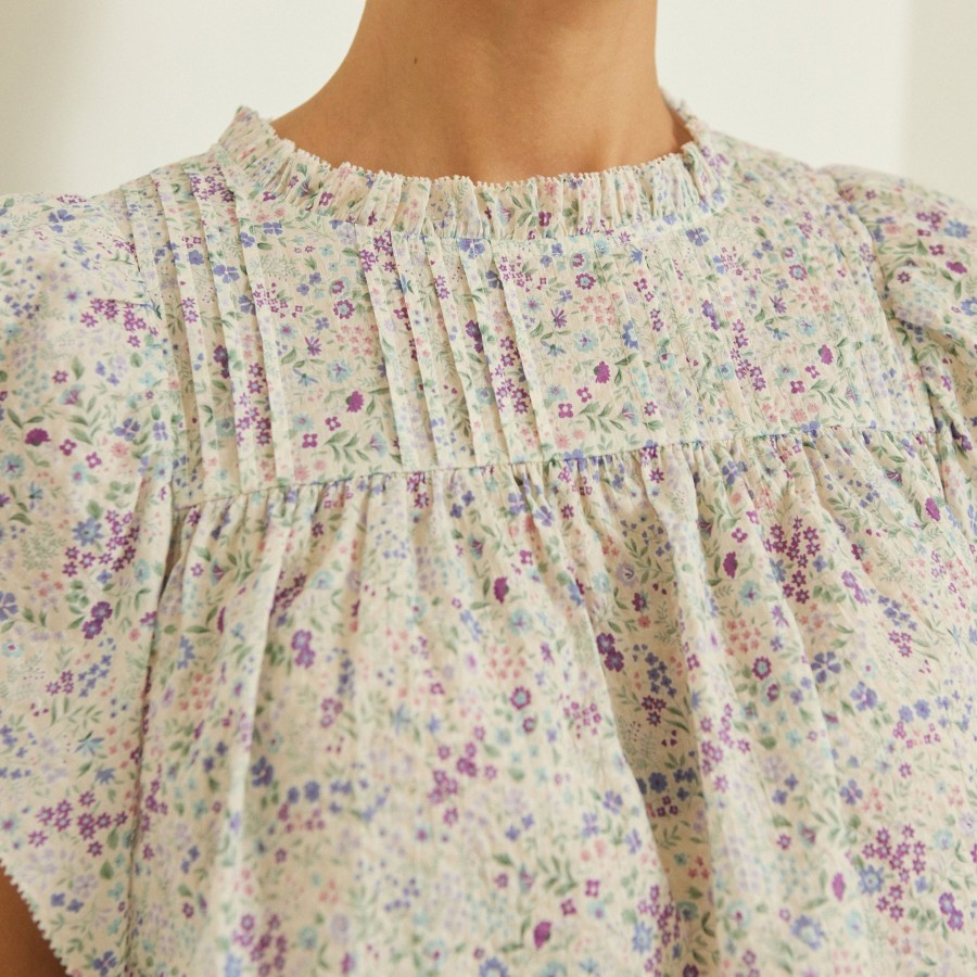 Women Something to Hold | Tilly Blouse Lily Pond