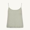 Women Something to Hold | Roll Neck Tank Pistachio