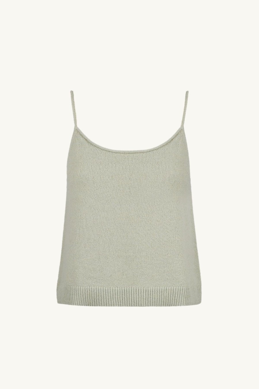 Women Something to Hold | Roll Neck Tank Pistachio